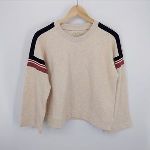 Madewell cream crew neck sweater